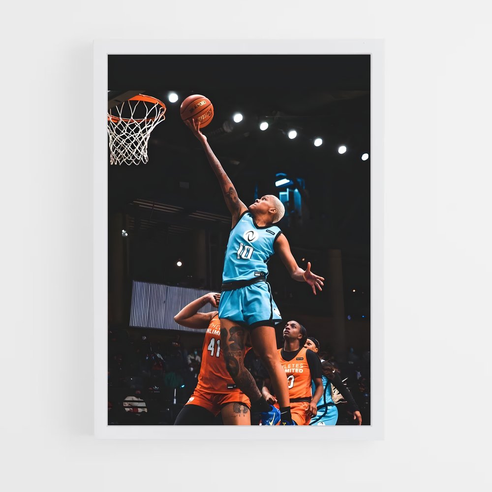 Poster Courtney williams – affiche Basketball (vue 3)